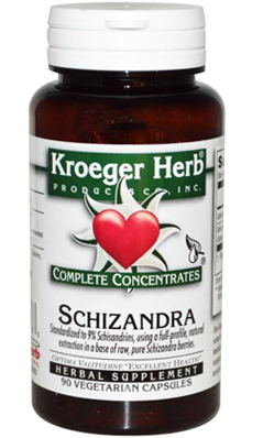 KROEGER HERB PRODUCTS: Schizandra Complete Concentrate 90 capvegi