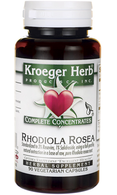 Rhodiola Rosea Complete 90 capvegi from KROEGER HERB PRODUCTS