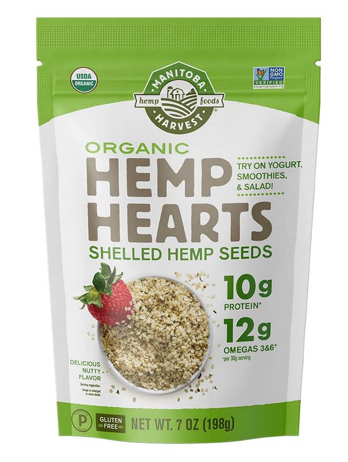 MANITOBA HARVEST HEMP FOODS: Hemp Hearts Organic (Raw Shelled) 7 OUNCE