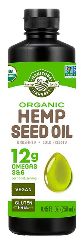 MANITOBA HARVEST HEMP FOODS: Organic Hemp Seed Oil 8.4 OUNCE