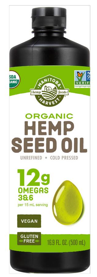 MANITOBA HARVEST HEMP FOODS: Organic Hemp Seed Oil 16.9 OUNCE