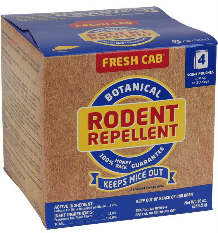 EARTH KIND: Fresh Cab Rodent Repellent 4 pk