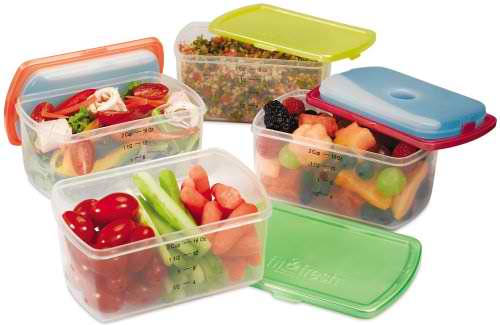 FIT & FRESH: Small Portion 2 Cup Chill Container Set 1 set