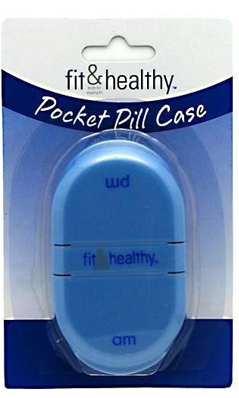 FIT And HEALTHY: Pocket Pill Case 1 ct