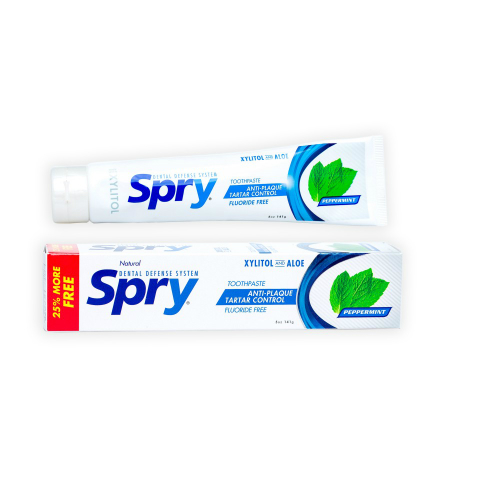 SPRY: Spry Toothpaste Flouride Peppermint 5 oz