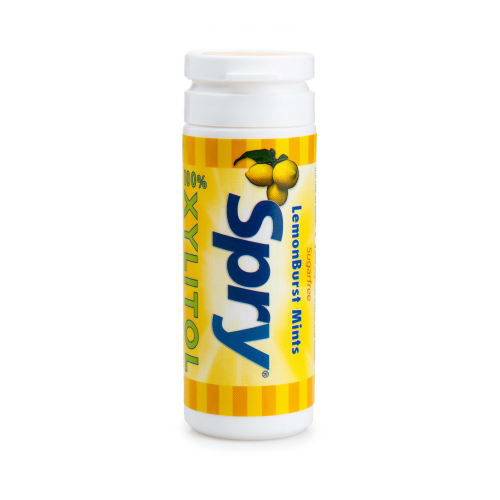 XLEAR: Spry Mints Refill Lemon Burst with 100% Xylitol 45 count