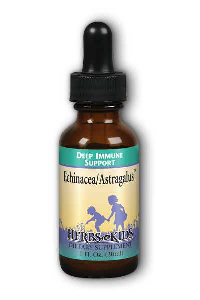 HERBS FOR KIDS: Echinacea  Astragalus Blend Alcohol-Free 1 fl oz