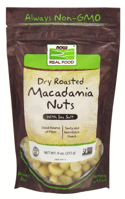 NOW: MACADAMIA NUTS R And S 9 OZ