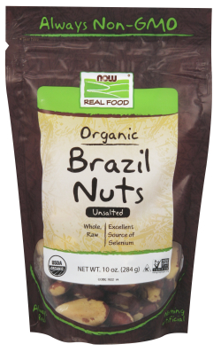 NOW: ORGANIC BRAZIL NUTS 12 oz