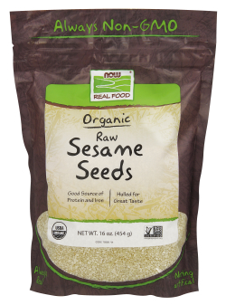 NOW: SESAME SEED HULLED  1 LB 1