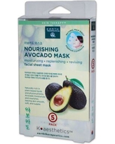 EARTH THERAPEUTICS: Facial Sheet Mask Nourishing Avocado 3 ct