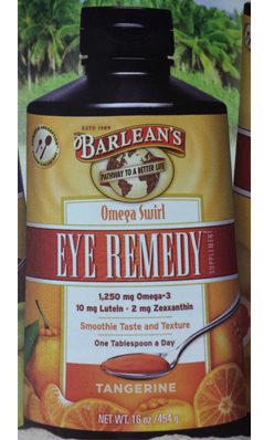 Eye Remedy 16 fl oz (Tangerine) from BARLEANS ESSENTIAL OILS