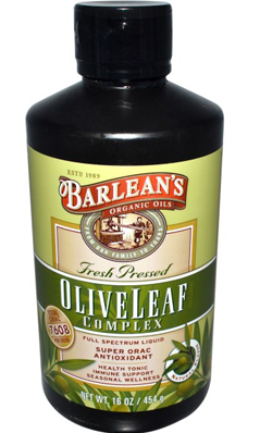 BARLEANS ESSENTIAL OILS: Olive Leaf Extract Natural Flavor 16 fl.oz