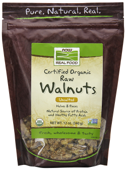 NOW: Organic Walnuts 12 oz.