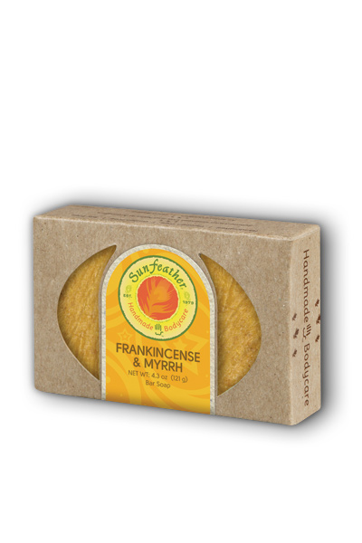 Frankincense and Myrrh 4.3 oz from Sunfeather Artisanal Soap Bars