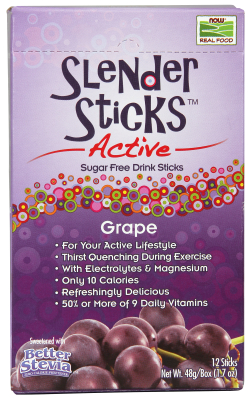 NOW: Active Grape Slender Sticks 12/pk