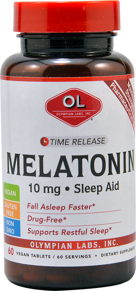 OLYMPIAN LABS: Melatonin 10mg Time Release 60 tab