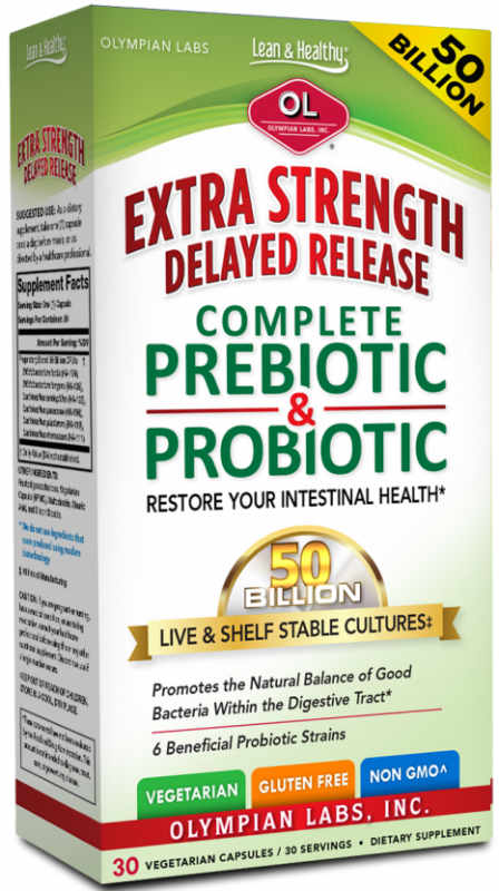 OLYMPIAN LABS: Prebiotic & Probiotic Extra Strength 30 capvegi