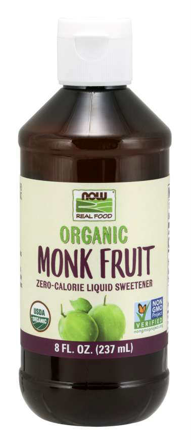 NOW: Organic Liquid Monk Fruit 8 fl oz
