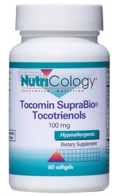 NUTRICOLOGY: Tocomin SupraBio Toctrienols 100mg 60 softgel