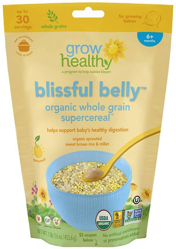 GREEN SPROUTS: Blissful Belly Organic Whole Grain Supercereal 7mo Plus 1 ct