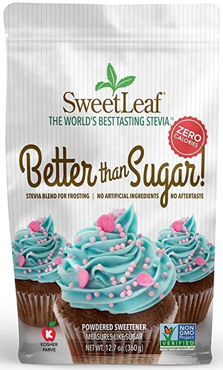 SWEETLEAF STEVIA: SweetLeaf Better than Sugar Powdered Sweetener 12.7 OUNCE