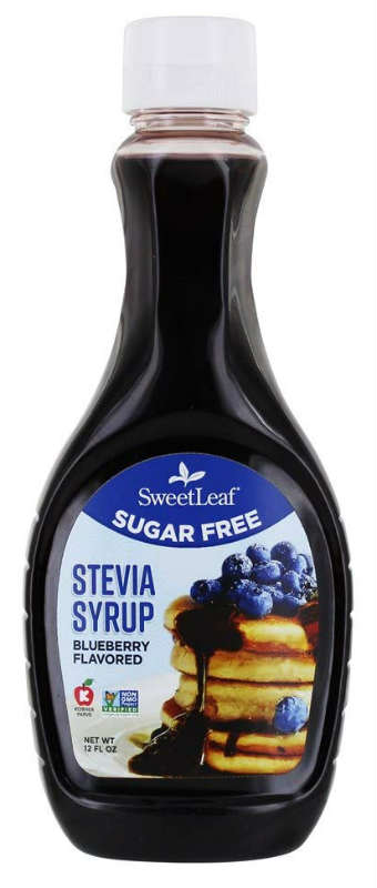 SWEETLEAF STEVIA: SweetLeaf Sugar Free Stevia Syrup Blueberry 12 ounce