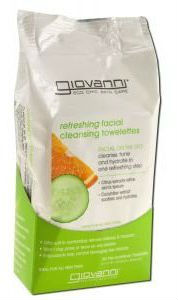 GIOVANNI COSMETICS: Facial Cleansing Towelettes Citrus And Cucumber Refreshing 30 cts