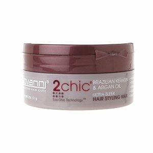 GIOVANNI COSMETICS: 2chic Brazilian Keratin And Argan Oil Ultra-Sleek Hair Styling Wax 2 oz