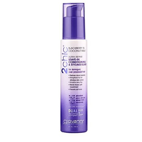 GIOVANNI COSMETICS: 2chic Ultra Repair Leave-In Conditioning with Blackberry & Coconut Milk 4 oz