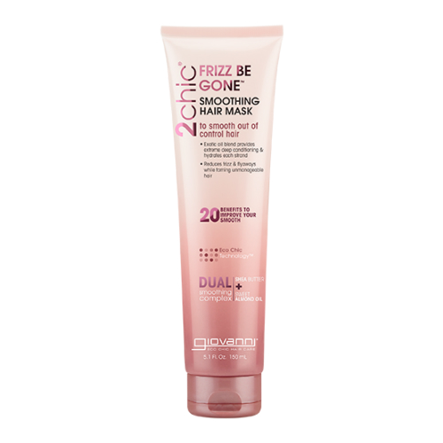GIOVANNI COSMETICS: 2chic Frizz Be Gone Shea Butter & Sweet Almond Oil Smoothing Hair Mask 5.1 oz