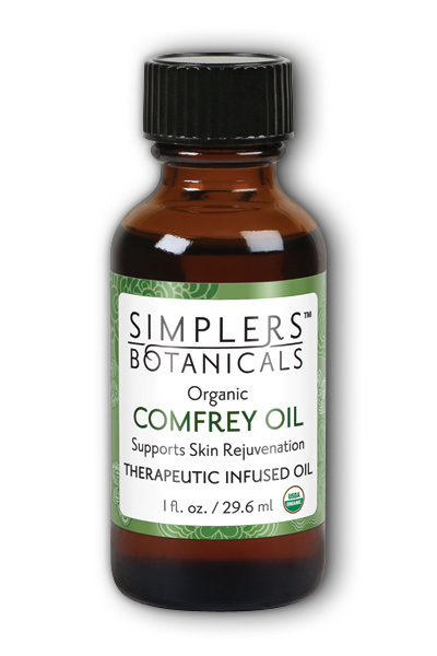 Living Flower Essences: Comfrey Infused Oil Organic 1 oz