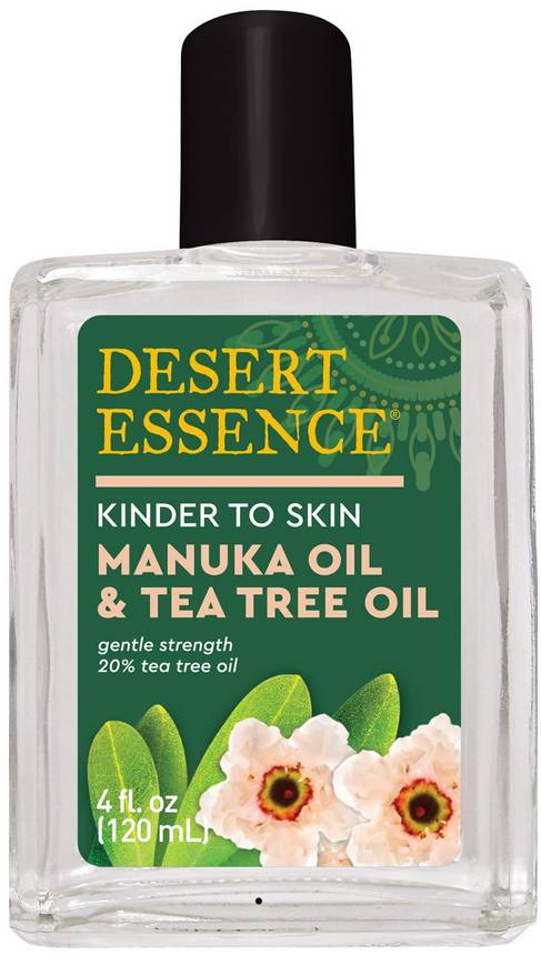 DESERT ESSENCE: Kinder to Skin Manuka Oil & Australian Tea Tree Oil 4 OUNCE
