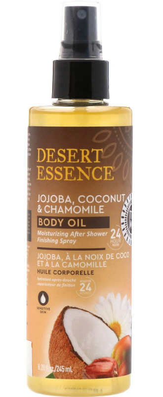 DESERT ESSENCE: Jojoba Coconut & Chamomile Body Oil 8.28 ounce