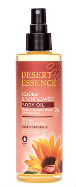 DESERT ESSENCE: Jojoba & Sunflower Body Oil 8.28 ounce