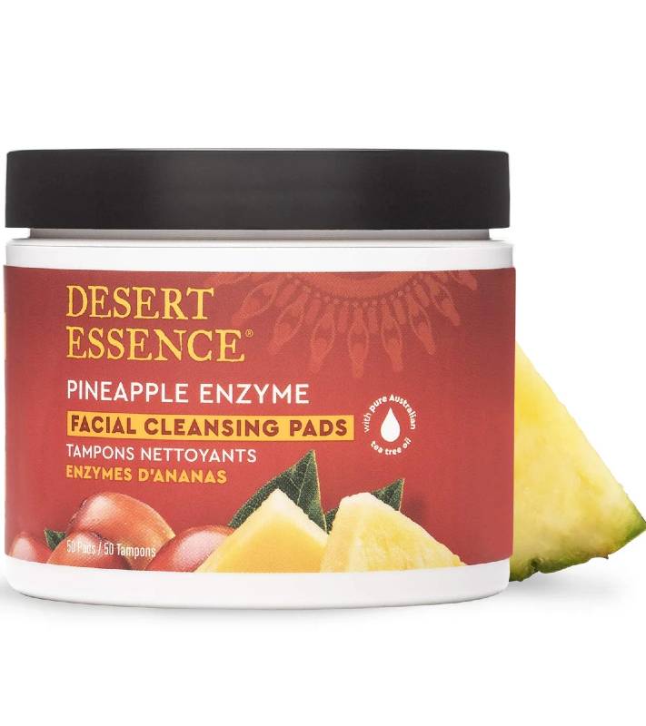 DESERT ESSENCE: Pineapple Enzyme Cleansing Pads 50 PAD