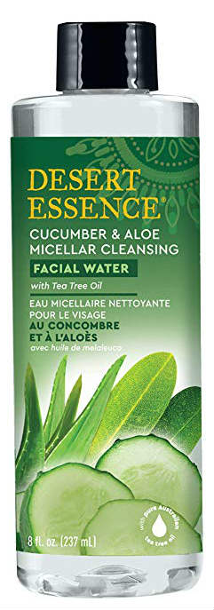 DESERT ESSENCE: Cucumber & Aloe Micellar Cleansing Facial Water 8 ounce