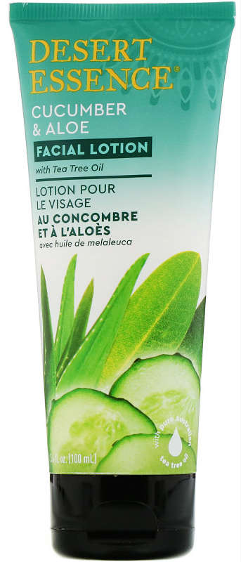 DESERT ESSENCE: Cucumber & Aloe Facial Lotion 3.4 ounce