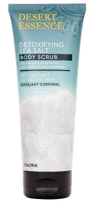 DESERT ESSENCE: Detoxifying Sea Salt Body Scrub 6.7 ounce
