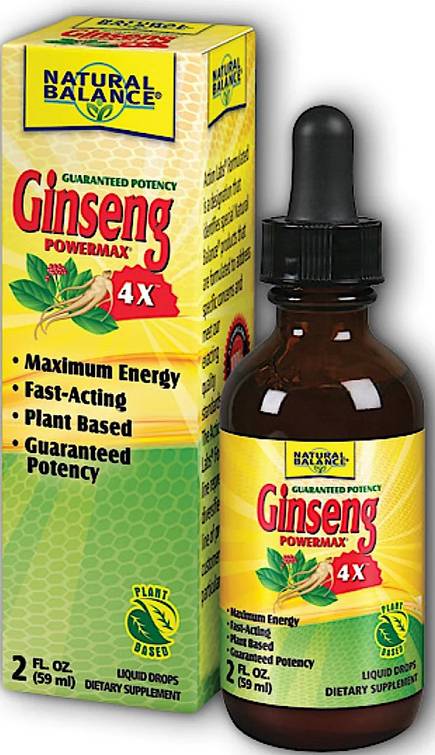 Natural Balance: Ginseng 4X PowerMax 2 oz