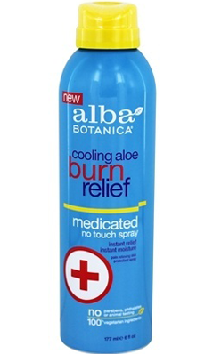 Cooling Aloe Burn Relief Spray 6 oz from Alba Botanica