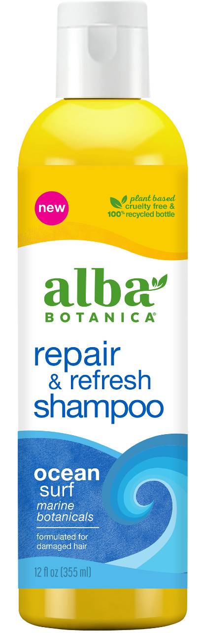 ALBA BOTANICA: Repair & Refresh Shampoo Ocean Surf 12 fl oz