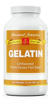 BERNARD JENSEN: 100% Bovine Gelatin Powder 14 ounce