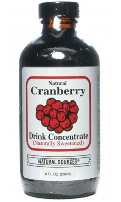Natural Sources: Cranberry Concentrate 236 ml