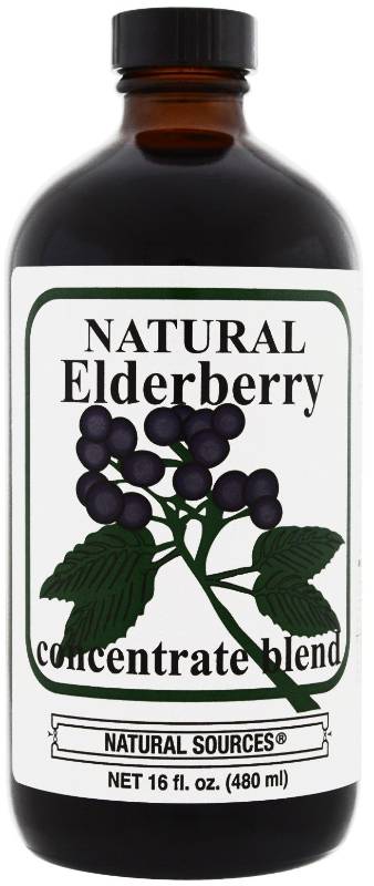 NATURAL SOURCES: Elderberry Concentrate 16 OUNCE