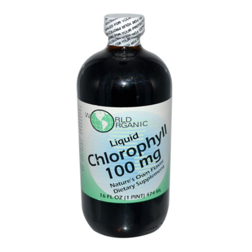World Organics: Liquid Chlorophyll 100mg Mullberry 16 oz