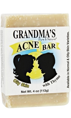 GRANDMA'S PURE & NATURAL: Acne Bar w/ Thyme for Oily Skin 4 oz