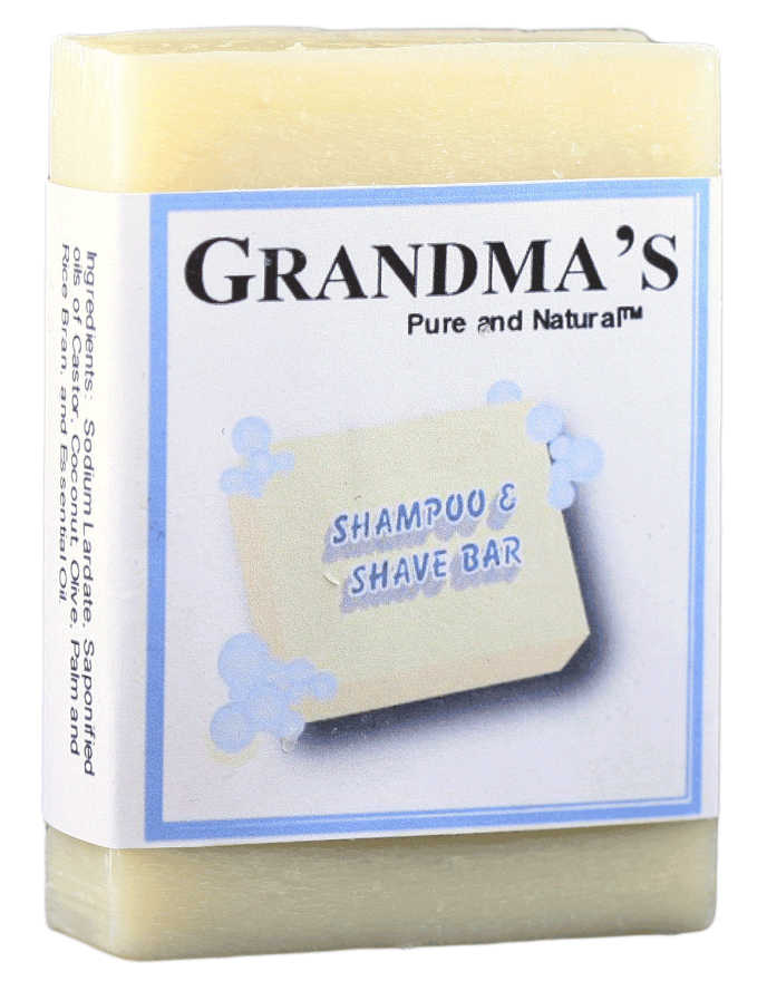 GRANDMA'S PURE & NATURAL: Shampoo/Shave Bar 4 OZ