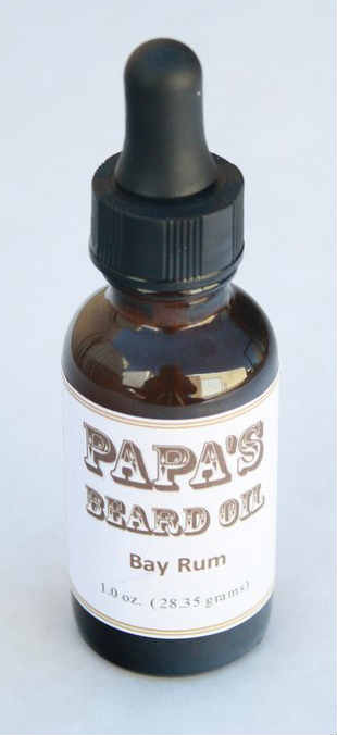 GRANDMA'S PURE & NATURAL: Papa's Beard Oil Bay Rum 1 oz