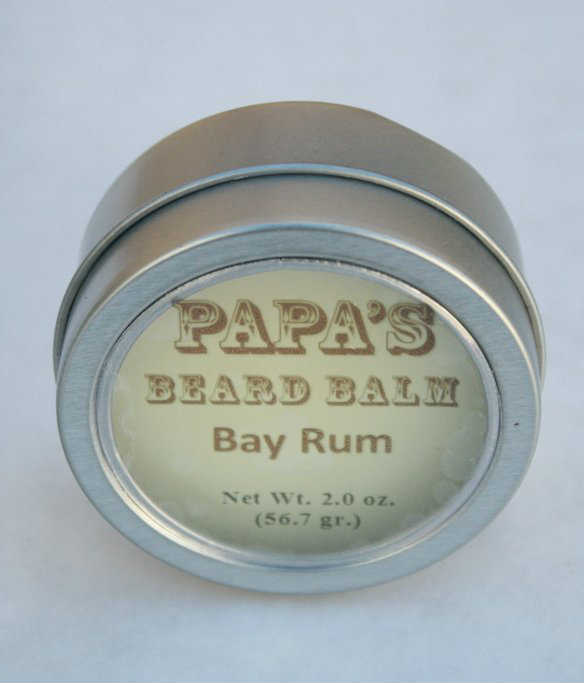 GRANDMA'S PURE & NATURAL: Papa's Beard Balm Bay Rum 2 oz